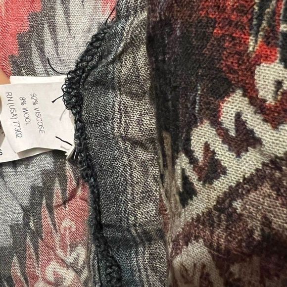 Zara Basic Aztec style Button Down long sleeve womens size Small Multicolor - Picture 12 of 12